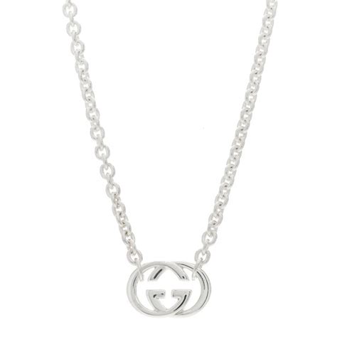 gucci the britt necklace|GUCCI Sterling Silver Britt Necklace 1378535 .